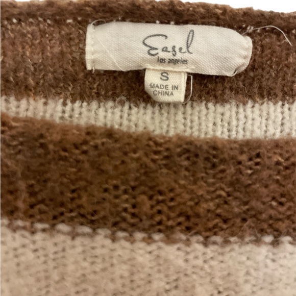 Women's Easel Colorblock Sweater Tassels Size Small - Picture 3 of 5